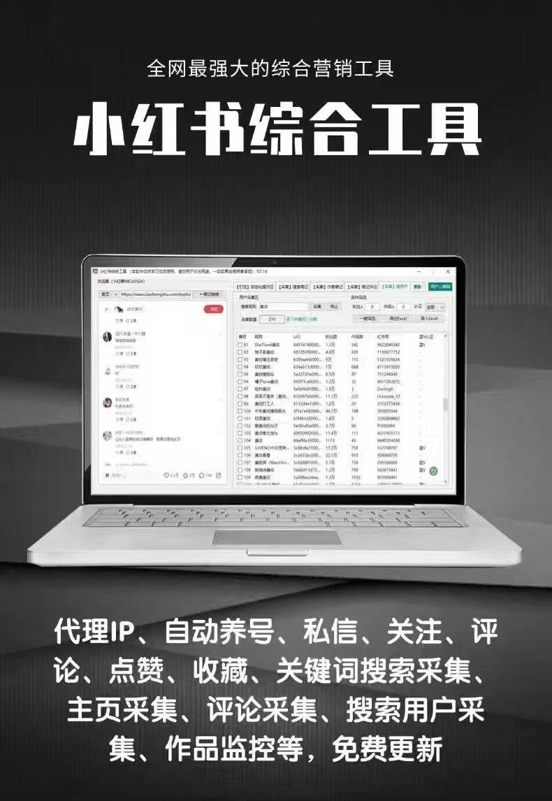 小红书综合工具-起鸣助创社